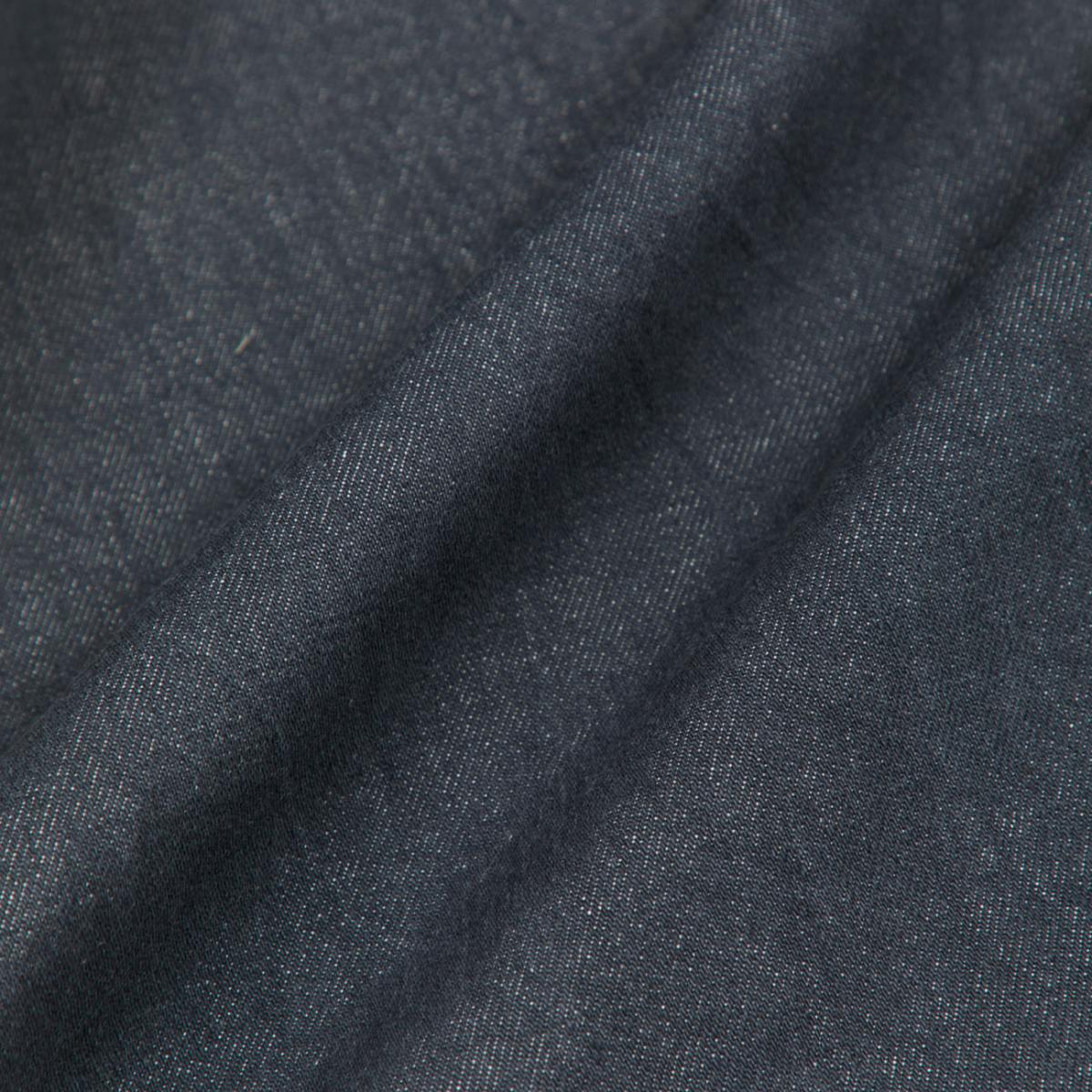 Washed 13.5oz Cotton Charcoal Cone Denim - Chore Coat