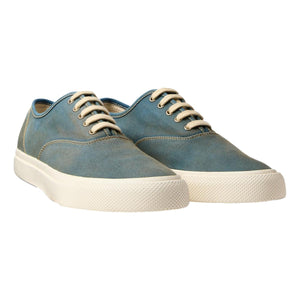 Washed Canvas Sneaker Faded Blue - Shoes