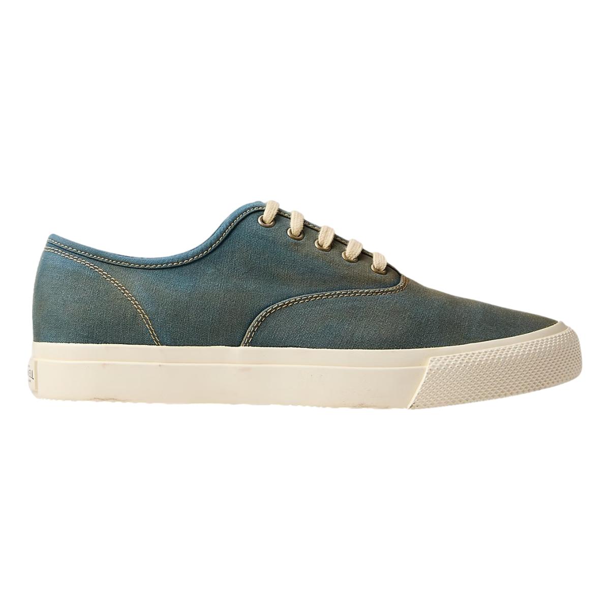 Washed Canvas Sneaker Faded Blue - Shoes