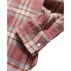 Washed Flannel Pearlsnap Shirt Autumn Rust - Shirt