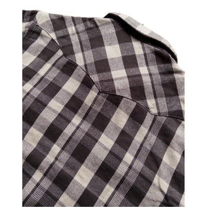 Washed Flannel Pearlsnap Shirt Night Pitch - Shirt