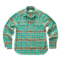 Washed Flannel Pearlsnap Shirt Riverbend - Shirt