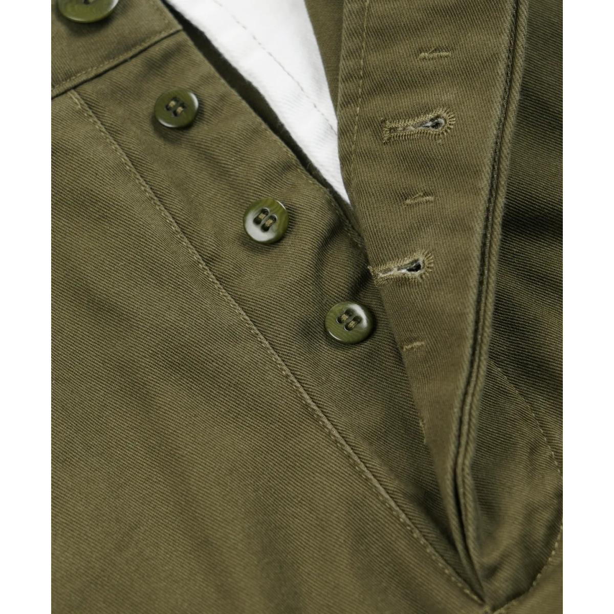 Washed Officer Chino Olive - Chino