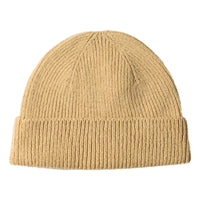 Washed Recycled Cotton Beanie Beige - Hat