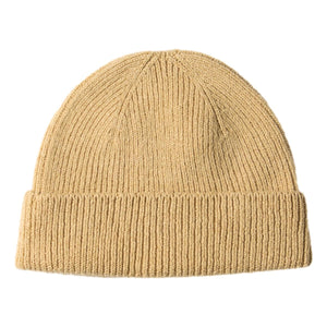 Washed Recycled Cotton Beanie Beige - Hat