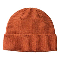 Washed Recycled Cotton Beanie Dark Orange - Hat