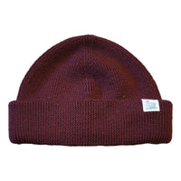 Watch Cap Merino Wool Burgundy - Hat