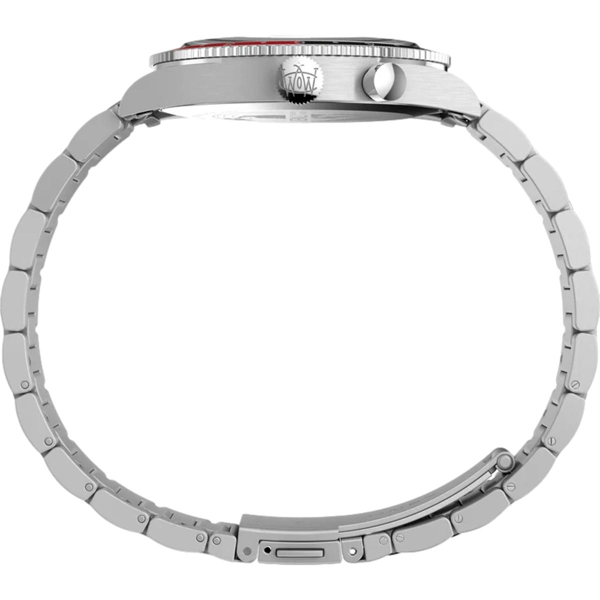 Waterbury Traditional GMT 39mm Stainless Steel Bracelet