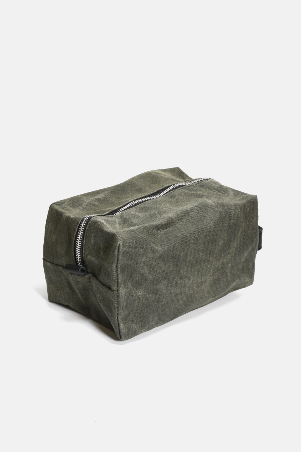 Curated Basics - Waxed Cotton Dopp Kit: Dark Green