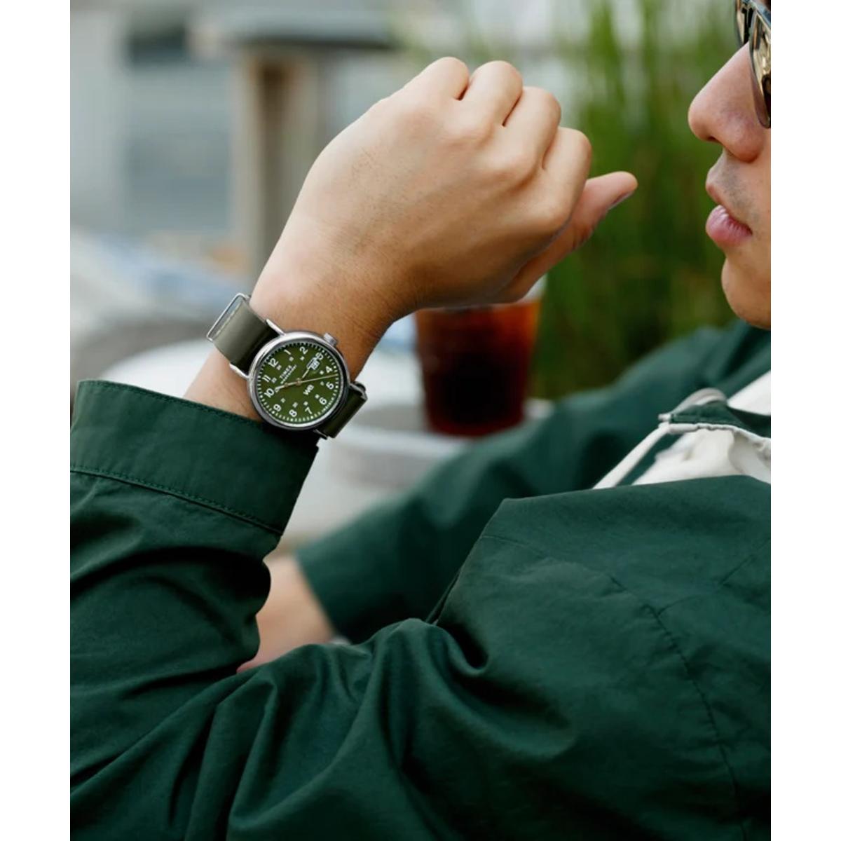 Weekender 40mm Leather Strap Watch - watch