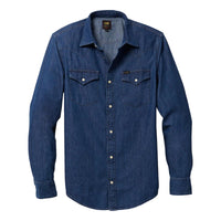 Western Denim Shirt Mid Stone - Shirt