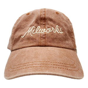 Western Rope Embroidered Dad Hat Rust - Hat