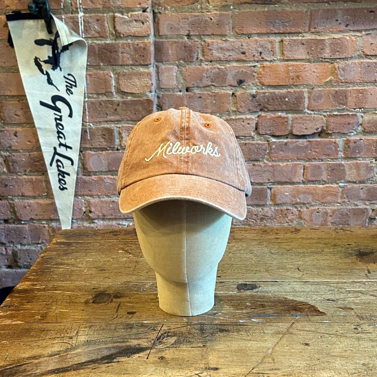 Western Rope Embroidered Dad Hat Rust - Hat