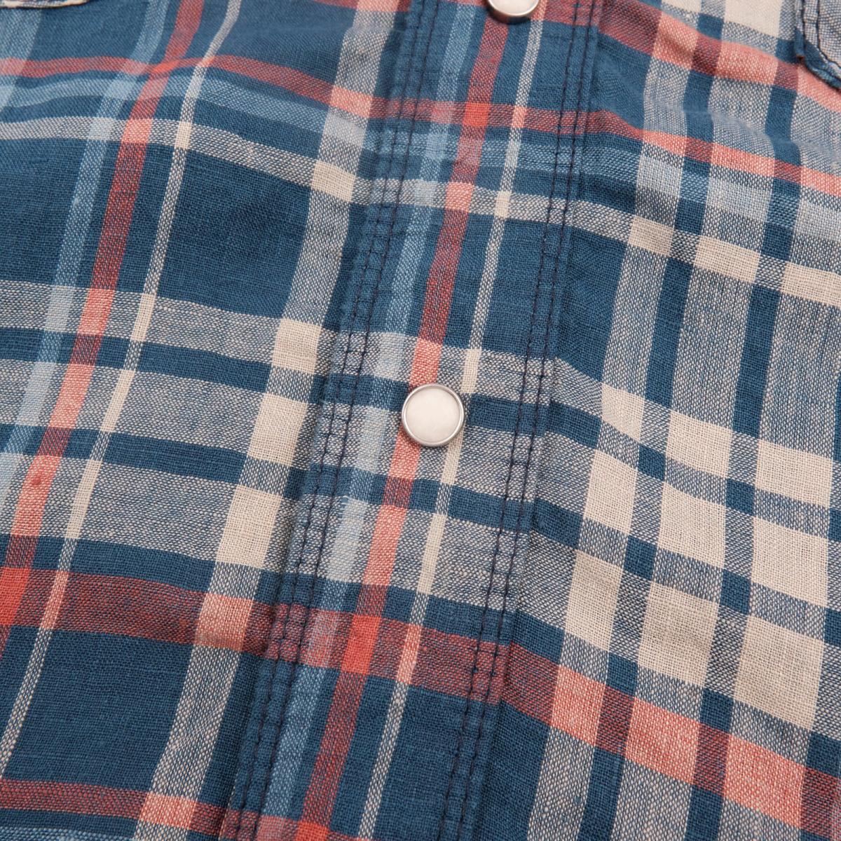 Western Scout Kingfisher Blue Plaid - Shirt