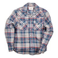Western Scout Kingfisher Blue Plaid - Shirt