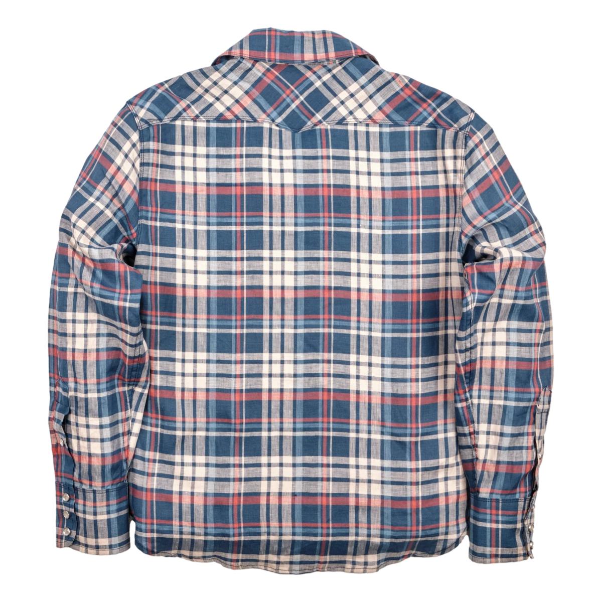 Western Scout Kingfisher Blue Plaid - Shirt