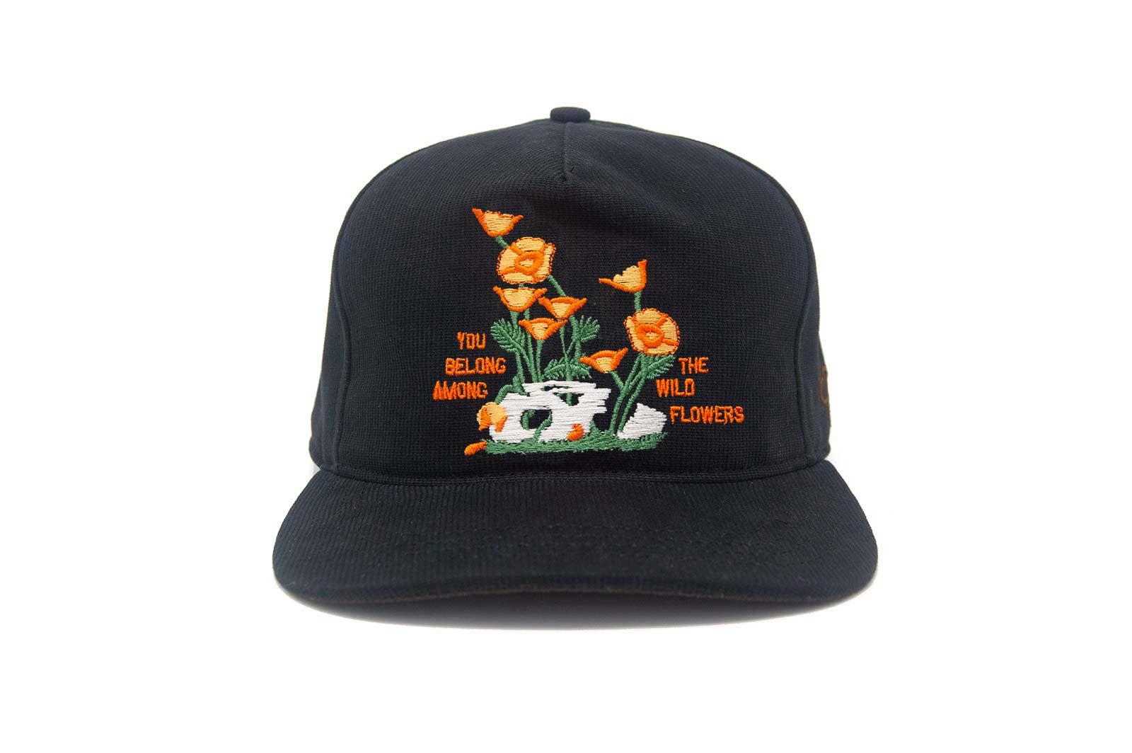 Wild Flowers Hat Black - Hat