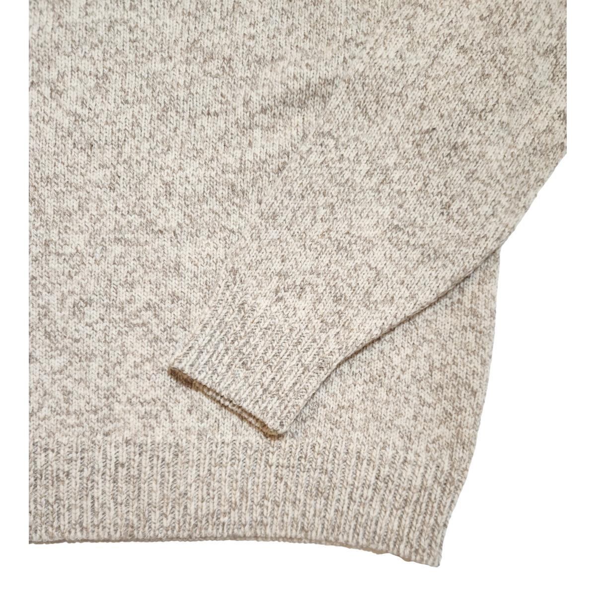 Wool Blend Classic Crewneck Jersey Grey Ragg - MILWORKS