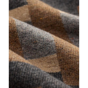 Wool-Blend Jacquard Shirt Jacket Blue Multi - outerwear