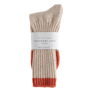 Wool Collection Raw White Socks - Socks