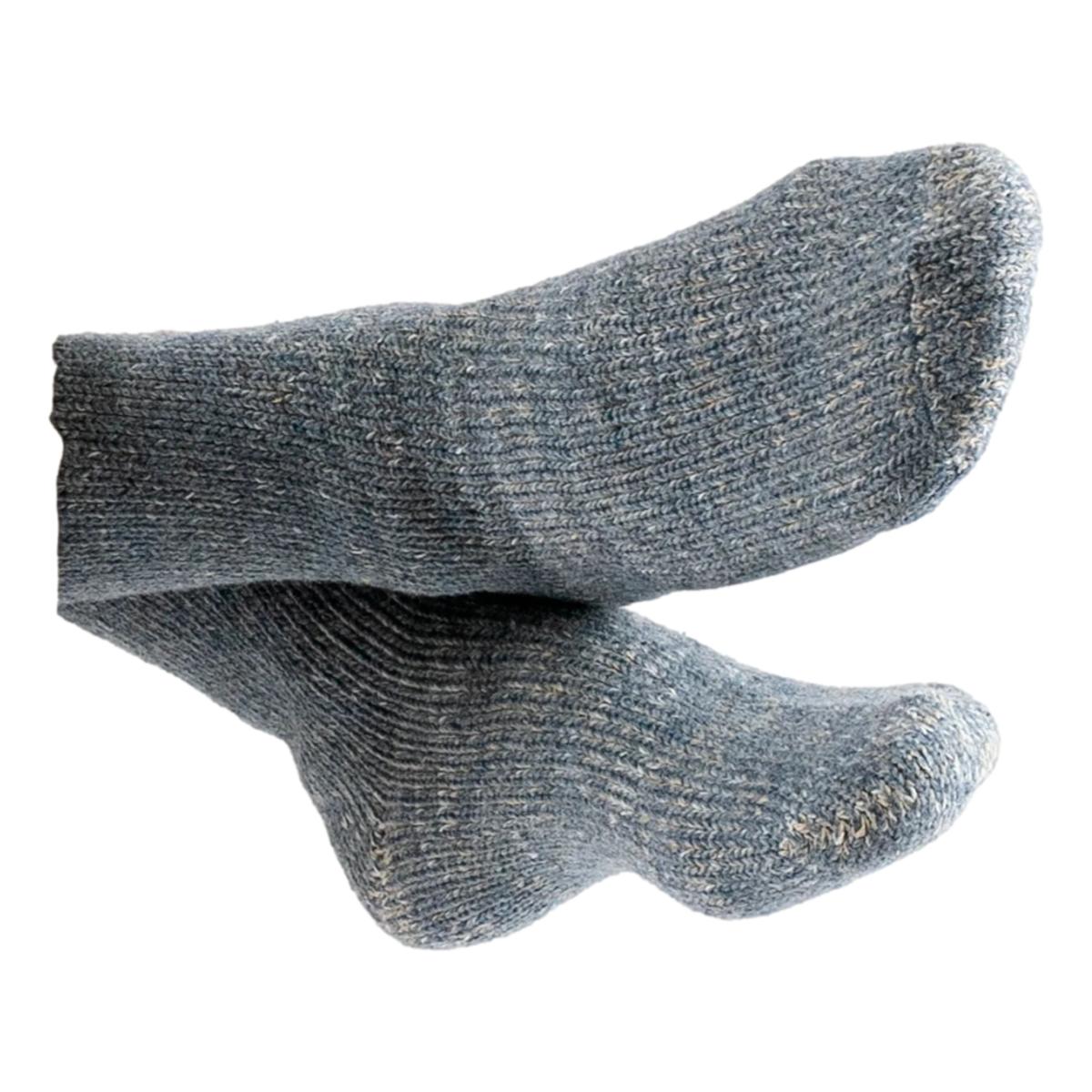 Wool Collection Recycled Blue Socks - Socks