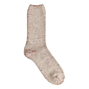 Wool Collection Recycled Raw White Socks - Socks