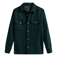 Wool Field Overshirt Green - Overshirt