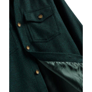 Wool Field Overshirt Green - Overshirt