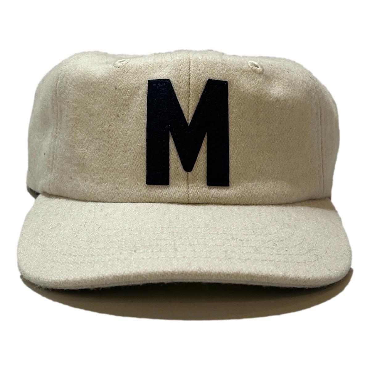 Wool Fieldhouse ’M’ Cap Cream - Hat
