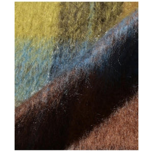 Wool Plaid Sports Jacket Brown - outerwear