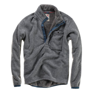 Wool Shag Popover Grey Heather - Pullover