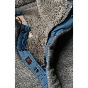 Wool Shag Popover Grey Heather - Pullover