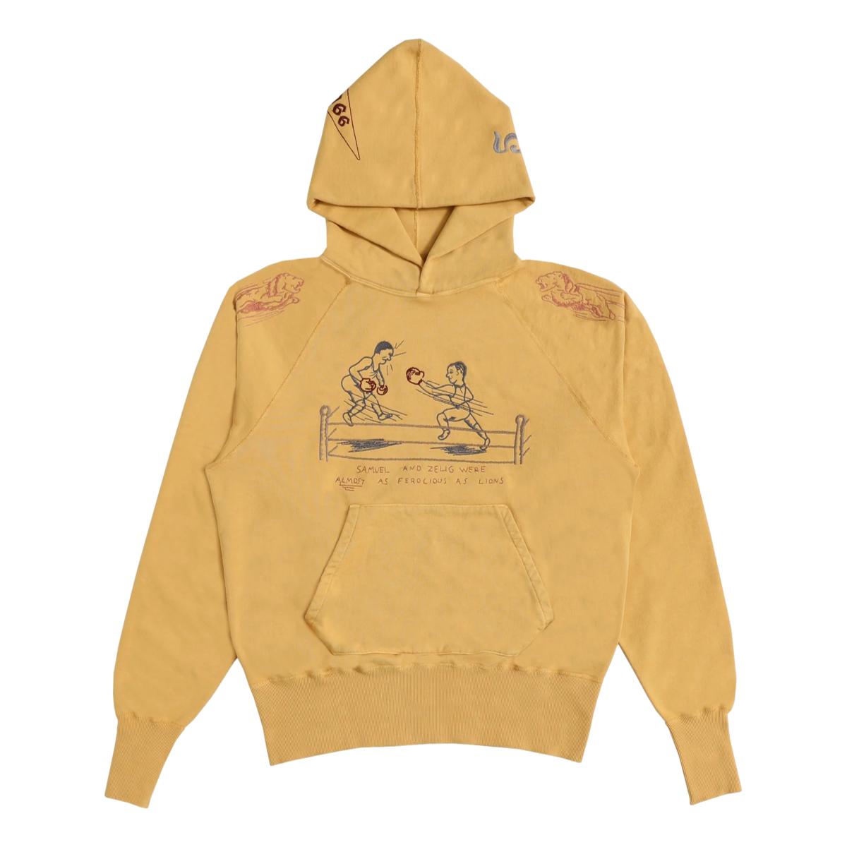 Yearbook Hoodie Mustard - Hoodie
