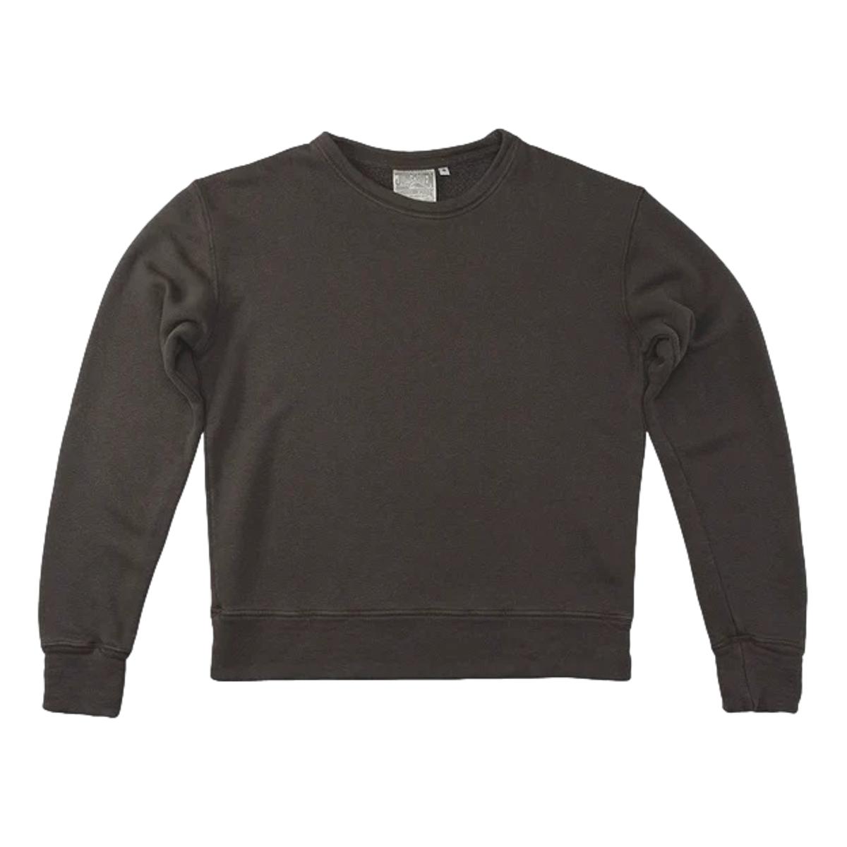 Zephyr Hemp Merino Wool Sweatshirt Coffee Bean - Henley