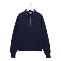 Zip Collar Sweatshirt 11oz. Dark Navy - Sweatshirt